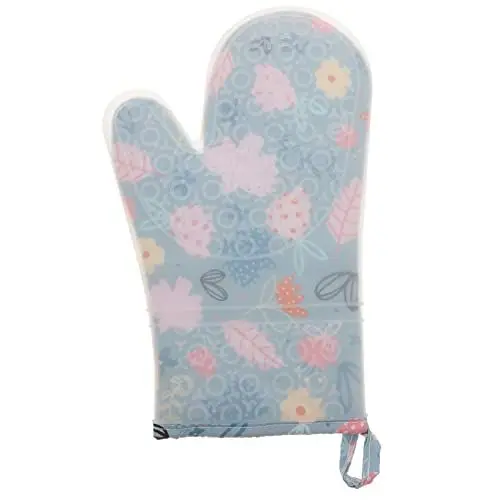 Produktbild: HOLIDYOYO Isolationshandschuhe Kitchen Helper kitchenaide kitchenware Kochen Prise Ofenhandschuhe für die Küche grillhandschuhe rutschfeste Ofenhandschuhe Silikonhandschuhe Kieselgel Blue