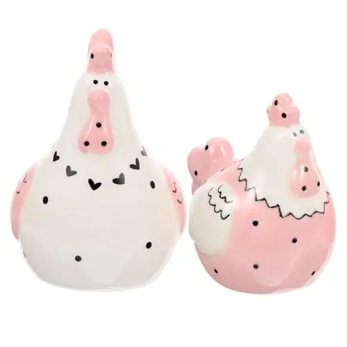 Produktbild: HOLIDYOYO Ostern Dekorative Küche Salz Pfeffer Gläser Set Keramik Material Für Gewürz Container Spender