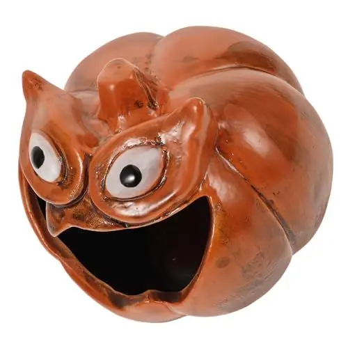 Produktbild: HOLIDYOYO Keramischer Kürbis-kerzenständer Für Halloween Tischdeko Für Partys Stimmungsvolle Teelichthalter Für Esszimmer Und Wohnräume