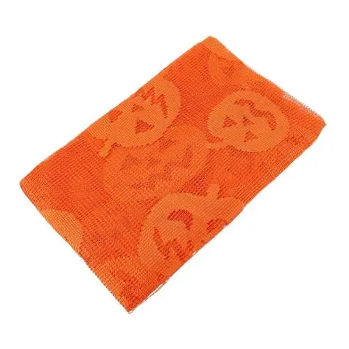 Produktbild: HOLIDYOYO Rechteckiger Tischläufer Aus Strickspitze Lustiges Kürbis-Design für Halloween
