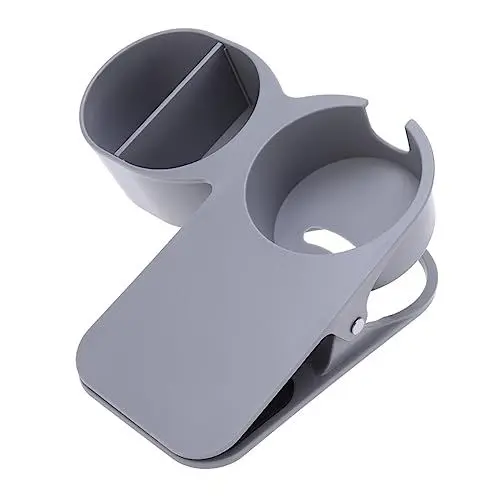 Produktbild: HOLIDYOYO Multifunktionaler Tisch-becherhalter Clip Platzsparender Getränkehalter Für Schreibtisch Grauer Clip Für Handys Und Für Büro Und Zuhause