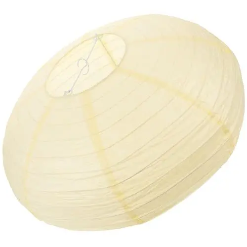 Produktbild: HOLIDYOYO Ovaler Runder Papierlaternen-Lampenschirm Reispapier- -Lampenschirm 40 Cm Chinesisch-Japanische Hängeleuchte Abdeckungen Für Kronleuchter Deckenleuchte