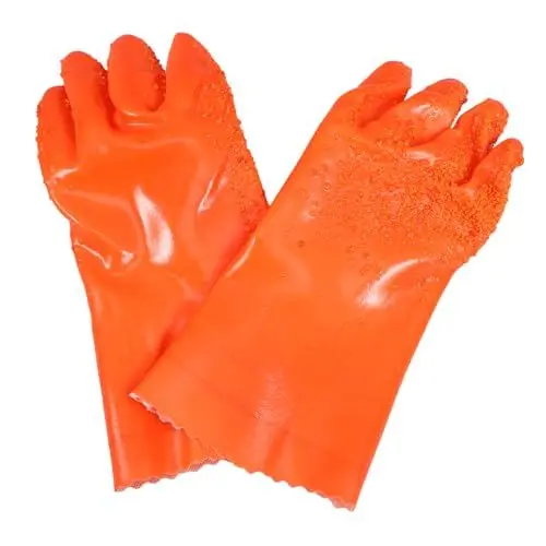 Produktbild: HOLIDYOYO Schutzhandschuhe für Outdoor Arbeiten Rutschfeste Öl und Chemikalienbeständige Handschuhe für Herren Ergonomisches Design für Hohen Tragekomfort bei Langen Einsätzen