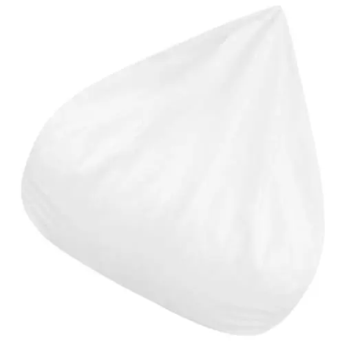 Produktbild: HOLIDYOYO Sofabezug Austausch des Sitzsackbezugs Sitzsack-Liner-Tasche Sitzsack-zubehör Ersatz Für Die Lazy-Sofa-Einlage Innenbezug des Sitzsacks Ohne Füllmaterial Bohnen Säcke Stoff Weiß