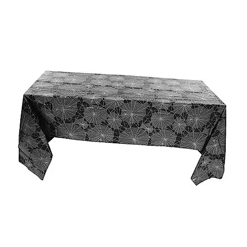 Produktbild: HOLIDYOYO Spinnennetz-Tischdecke einwegtischdecken einmaltischdecke Halloween-Dinner-Tischdecke Tischdecke mit Spinnennetzmuster tischläufer Halloween Tischdecke Halloween-Tischdecke