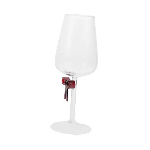 Produktbild: HOLIDYOYO Eleganter Glaskelch Mit Schleife Und Multifunktionalem Weinbecher Für Cocktails