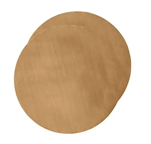 Produktbild: Dauerbackfolie Rund 2er-Set – Backpapier für Springform – Premium Dauerbackfolie – Permanente Backmatte rund – Wiederverwendbar, hitzebeständig, antihaftbeschichtet, spülmaschinenfest (40 cm rund)