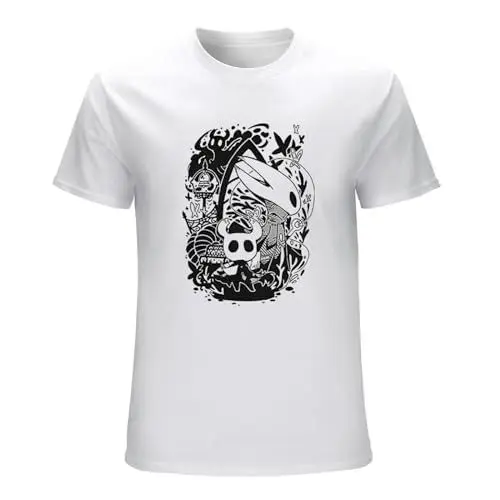 Produktbild: Hollow Knight Art T-Shirt, Video Game Tee White S