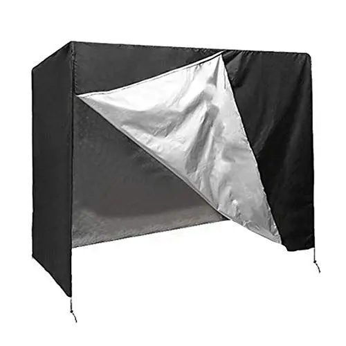Produktbild: Hollywoodschaukel Abdeckung, Schutzhülle Schutzhaube Abdeckplane Abdeckhaube Winddicht UV-Beständiges für Gartenschaukel 220X170X125cm