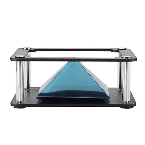 Produktbild: Holografischer Pyramidenprojektor, Holografische 3D-Displayständer, 3,5-Zoll- Bis 6-Zoll-Smartphone-Hologramm für die Präsentation von Unternehmensprodukten, Cartoon-Interaktion (Zylindrisch)