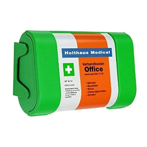 Produktbild: Holthaus Verbandkasten Office, 26 x 17 x 9,5 cm grün