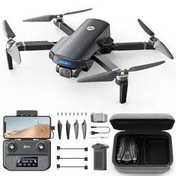 Produktbild: Holy Stone HS360S Drohne mit Kamera 4K GPS für Erwachsene, 3KM Große Reichweite 5G Bildübertragung, 20 Min. Lange Flugzeit, Follow-Me,Rückkehr,RC faltbar Drohnen komplettset unter 249g Anfänger,C0