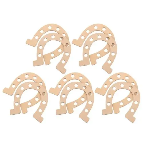Produktbild: STOBOK 10 Stück -holzchips Unvollendete Bastelscheiben Für Jungen Und Mädchen Einzigartig Für Die Heimdekoration