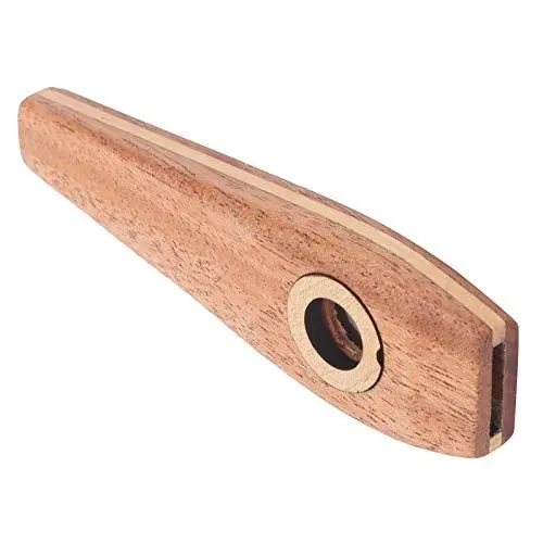 Produktbild: Holz Kazoo mit 2 Flöte Membrangitarre Ukulele Begleiten Musikinstrumente für Musikanfänger Music