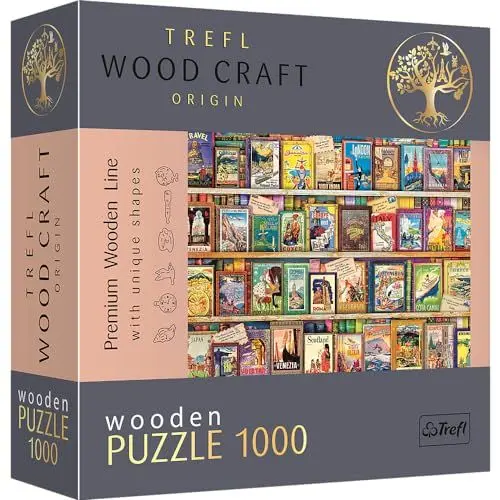 Produktbild: Holz Puzzle 1000 Weltreiseführer