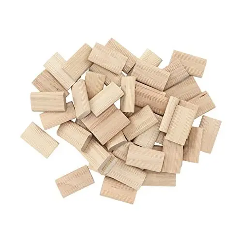Produktbild: Holzdübel set 50 pcs Domino-Zapfen 8 x 40mm Verbindung Hölzern Unsichtbarer Stecker Dübel aus Buche für Tischler und Amateure DIY Möbel
