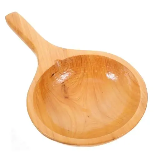 Produktbild: FONDOTIN Holzeimer Wasserschöpfkelle Küchenhelfer Mehrzweck Wasserschöpflöffel Holzschöpflöffel Badeschöpflöffel Kinderbadewasserschöpflöffel Tragbarer Wasserlöffel