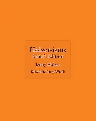 Produktbild: Holzer-isms: Artist's Edition (Isms, 9)