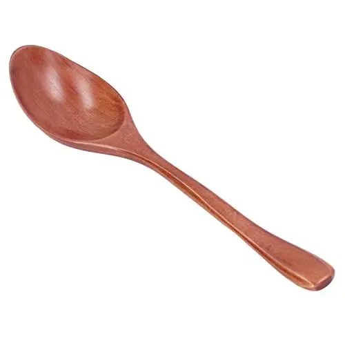 Produktbild: Holzlöffel, Suppenlöffel, Kleine Holzlöffel, Tragbare Holzkelle, Löffel, Gewürzschaufel, Öllöffel, Mahlzeit, Reisschaufel für Suppe, Kaffee, Salat, Desserts, Snacks
