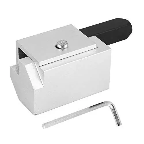 Produktbild: Holzmeißel Schnellschneide-Eckenmeißel Rechtwinkliger Meißel aus Aluminiumlegierung für Rechteckige Scharnierausnehmungen Stemmen Rechtwinklig Silber