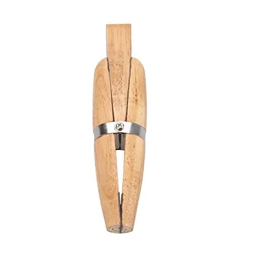 Produktbild: Holz-Schmuckklemme mit Steinfassung, Holzklemmenhalter, professionell für Schmuck V-Cut-Werkzeug