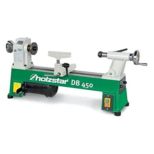 Produktbild: Holzstar Drechselbank „Klein“ DB 450 (230 V Drehdurchm. max. 254 mm, 5 Drehzahlstufen) 5920450