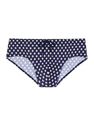 Produktbild: HOM Herren Gordes Swim Mini Briefs Schwimm-Slips, Navy Print, 50