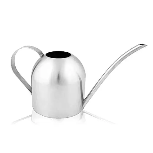 Produktbild: Homarden 30 oz. Edelstahl-Gießkanne – Metall-Gießkanne mit langem Auslauf, um Verschütten zu verhindern, perfekte Pflanzengießkanne für Außen- und Zimmerpflanzen