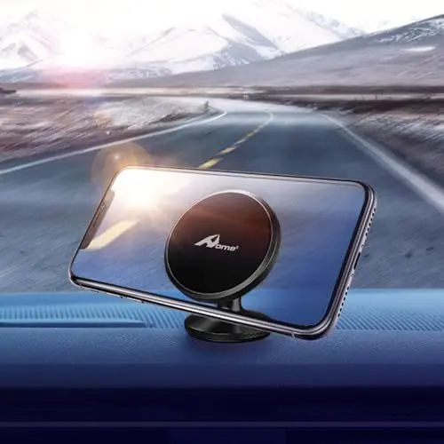 Produktbild: Home Handyhalterung Auto Magnet, Handyhalter fürs Auto 360° Verstellbare Magnetische Smartphone Halterung fürs KFZ Armaturenbretthalterung kompatibel für iPhone, Samsung, Huawei usw.