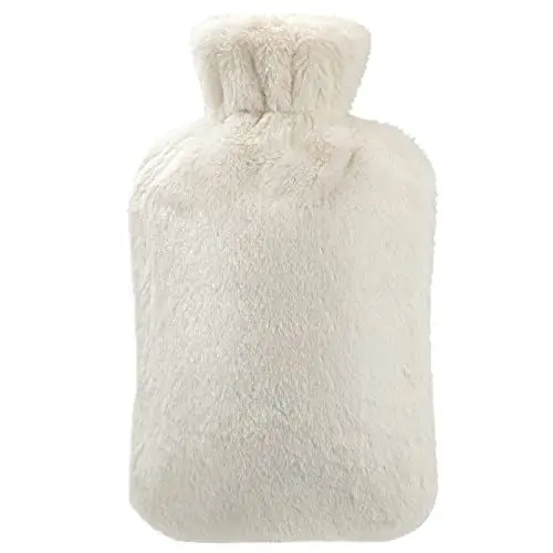 Produktbild: Homealexa Wärmflasche mit weichem Bezug 2L, Premium Naturkautschuk,Sicher und Langlebig Wärmeflasche für Familie