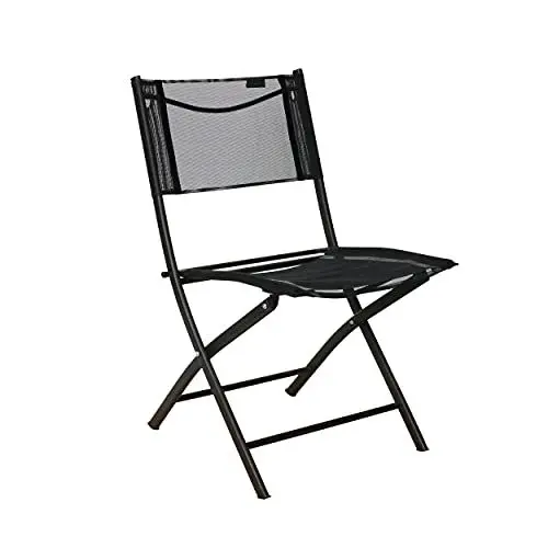 Produktbild: Homecall Klappbarer Gartenstuhl - (Schwarz)