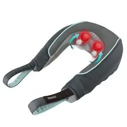 Produktbild: HoMedics Nacken- und Schultermassagegerät, Massagekissen mit Vibation, Multifunktions Lösung bei Schmerzen und Verspannungen, Entspannen und Erholen, Beruhigende Wärme, Leicht zu bedienen