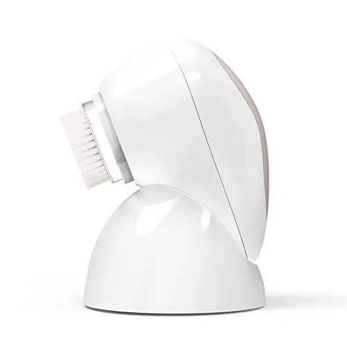 Produktbild: HoMedics Purete Gesichtsreinigungsbürste, 3D Impulse, 3 Intensivitätsstufen, Austauschbare Massageköpfe, Ergonomischer Griff, USB Ladestation, IPX7 wasserfest für Benutzung in Bad und Dusche