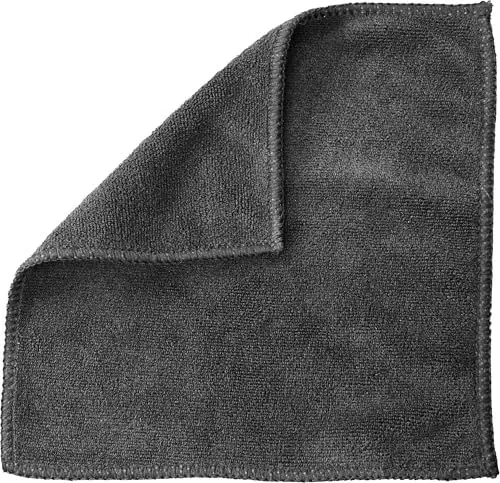 Produktbild: HOMELYN Mikrofaser Spüllappen 12er Set, 18x18 cm I Extra saugfähig & langlebig I Ideal für Küche I Schwarz I Reinigungstuch, Putztuch, Allzwecktuch I Wiederverwendbar & Waschmaschinengeeignet