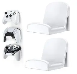 Produktbild: HomeMount Universelle Controller Wandhalterung - Klebender Gaming Controller Haken für PS4, PS5, Xbox, Switch, Kopfhörer, Headset Halterung für Wand