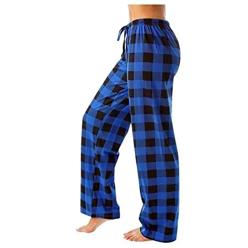 Produktbild: Homewear Damen Set Kuschel Pyjama Kinder Schlafanzug Mädchen 152 Rot Karierte Pyjamahose Family Pyjama Set Pyjamahosen Kinder Pyjama Pyjama Teenager Pyjama Kariert Damen Pyjama Partnerlook