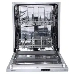 Produktbild: homeX Geschirrspüler vollintegriert | Einbauspülmaschine | 60 cm breit | 14 Maßgedecke | 5 Programme | Aquastop - Schutz vor Wasserschäden | höhenverstellbarer Oberkorb | GSEV6014AE