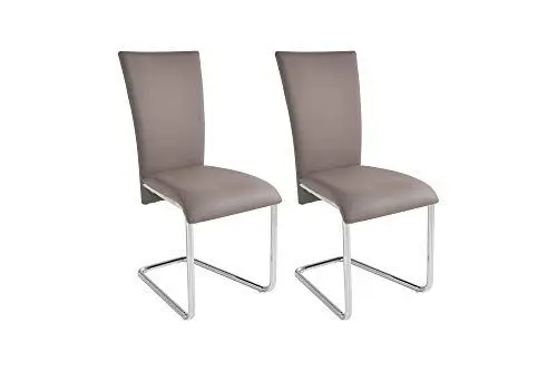 Produktbild: Homexperts Mulan Schwinger 2er Set kunstleder schlamm 43 x 54 x 94 cm