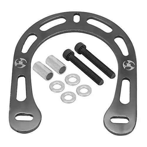 Produktbild: Hominas Fahrrad Bremskraftverstärker, Bremsenverstärker Aluminiumlegierung Fahrrad V Brake mit Schrauben für Mountainbike (Schwarz)
