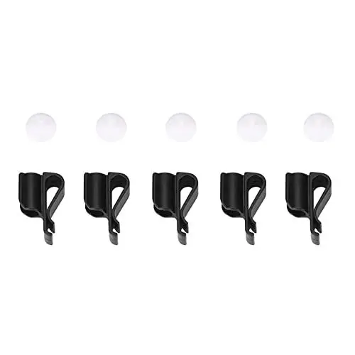 Produktbild: Hominas Golfclub -Tasche Clip, 5pcs Golfs Bag Clamp Club Halter Clips Golfs Putter Clips mit Ballmarkierzubehör