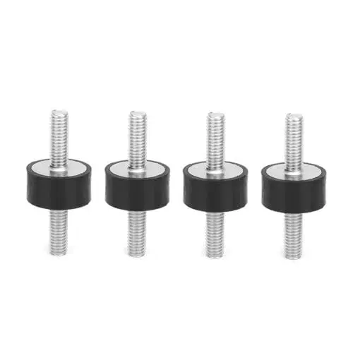 Produktbild: Hominas Gummipuffer M6, Gummi M6 Vibrationsdämpfer Halterungen Anti Vibration Gummi Isolator Halterungen Schwingungsdämpfer für Luftkompressoren, Garagenmotor