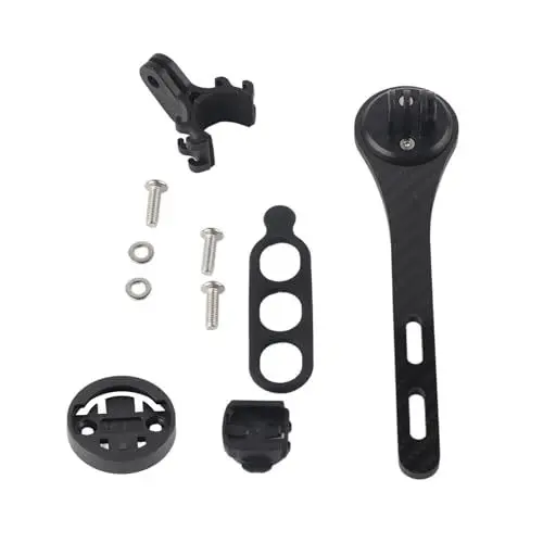 Produktbild: Hominas Aero Integrated Handlebar Out Front Combo Mount für Garmin Bryton, Integrierte Fahrrad Halterung Kohlefaser Integrierte Fahrradcomputer Halterung