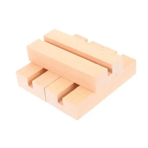 Produktbild: HOMOBABE 3 Stück Holzständer für Tischkartenhalter mit Schlitz für Menüs Kalender und Displaytafeln Restaurant Büro und Zuhause