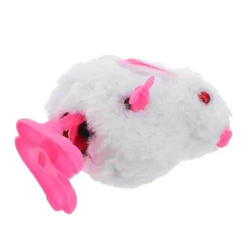 Produktbild: HOMOBABE Aufziehspielzeug Ostern Interaktiver Plüschiger Hase für Hüpfender Stofftier Osterhase mit Aufziehmechanismus für Kreative und Fröhliche Ostereiersuche