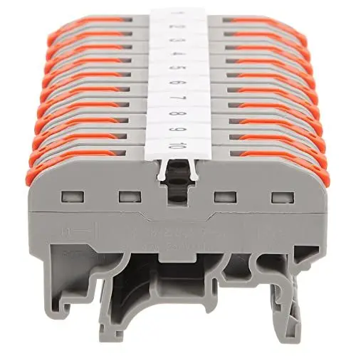 Produktbild: HOMOCONO Schnellverbinder-kabelverbinder 10 Sätze Din-schienen-klemmenblock Auto-kabelverbinder-kit Für Elektrische Kabel