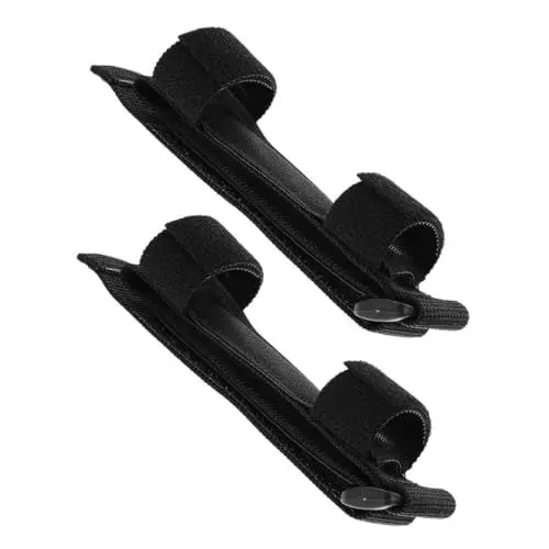 Produktbild: HOMOCONO 2 Stück Einstellbare Besteck Manschette Hand Strap Utensil Halter Elastische Ältere Essen Unterstützung Rutschfest Für Utensilien