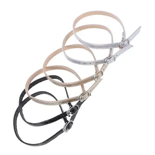 Produktbild: HOMOCONO 3Paare Verstellbare Ankle Straps für High Heels und Sandalen Abnehmbarer Riemen aus Kunstleder mit Antirutsch-design Schuhzubehör für Damen Elastische Schnürsenkel für Elegante Looks