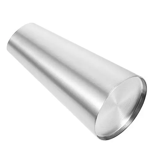 Produktbild: HOMOCONO Blumenvase Aus Edelstahl Kleine Metallvasen Für Tischdeko Vasen Mit Matisierter Oberfläche Stabile Heimdekoration Für Fensterbank Und Schreibtisch