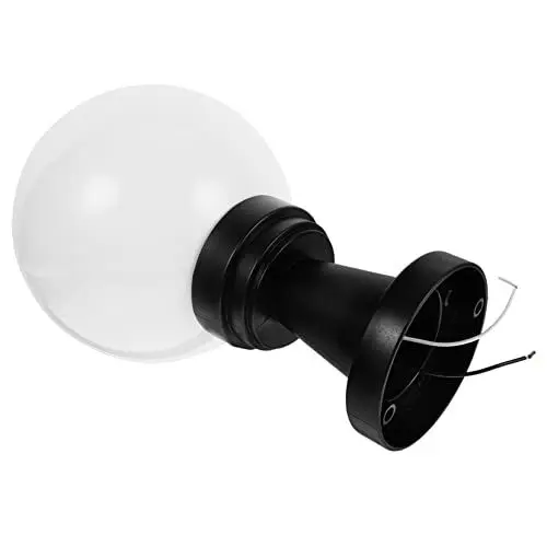 Produktbild: HOMOCONO Hofzaunleuchte Außenpfostenleuchten Außenleuchten Für Hauszäune Globen Lampenschirm LED Außenleuchte Straßenlaterne Außerhalb Weihnachtsdekoration Lampenpfosten