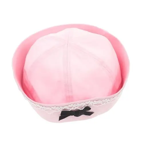 Produktbild: HOMOCONO Kapitänsmütze Mit Schleifen-design Elegante Nautische Schirmmütze Für Damen Für Partys Und Cosplay Dekorative Kopfbedeckung Im Maritimen Stil Vielseitig Kombinierbar